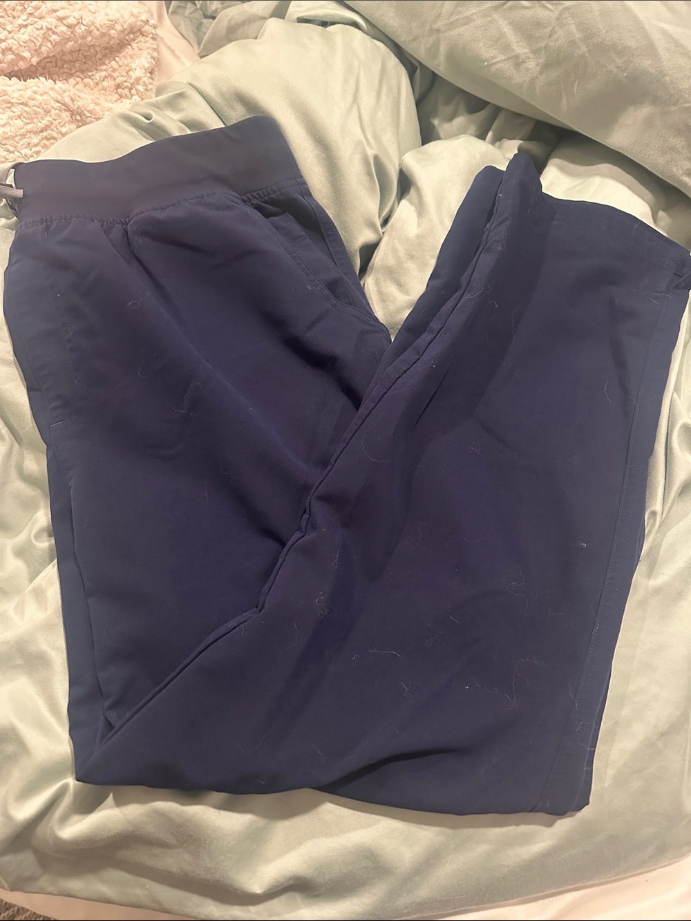 Women's Navy FIGS scrub pants